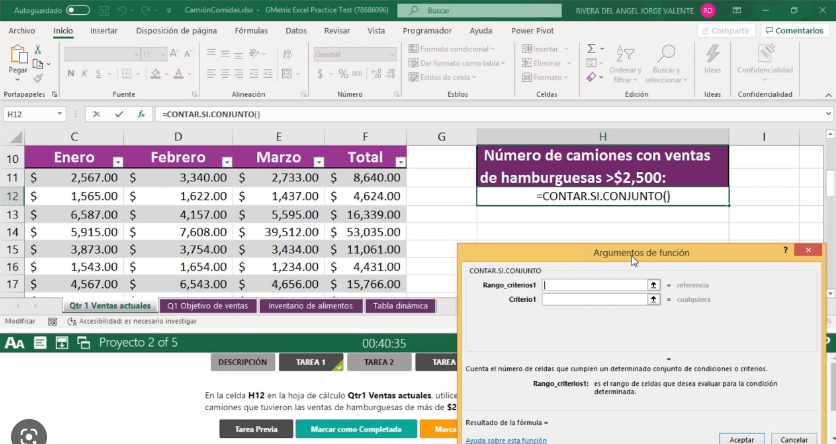 Exemple simulador examen certificat Microsoft amb G-Metrix